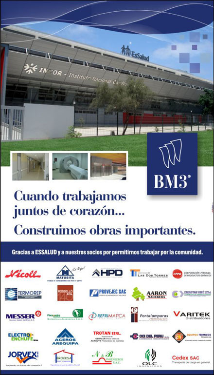 BM3 publico aviso a pagina completa en diario periodico El Comercio